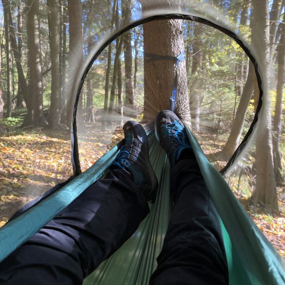 Origin Outdoors hengekye med myggnetting