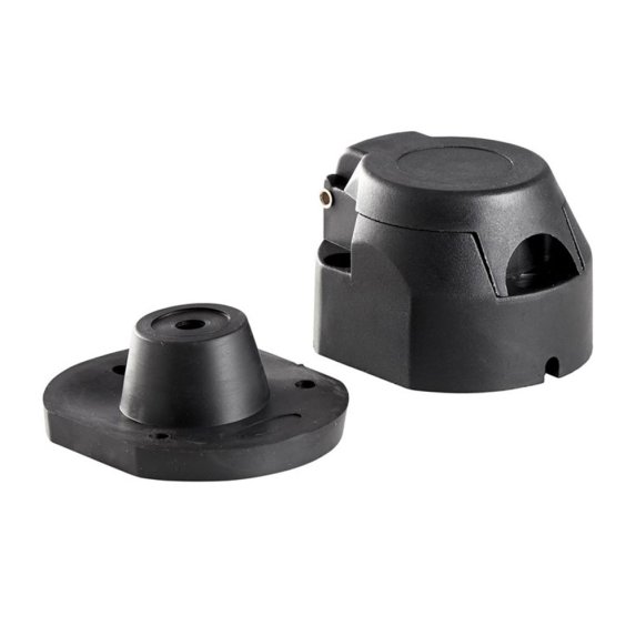 Stikkontakt 13-polet med gummipakning, 12V