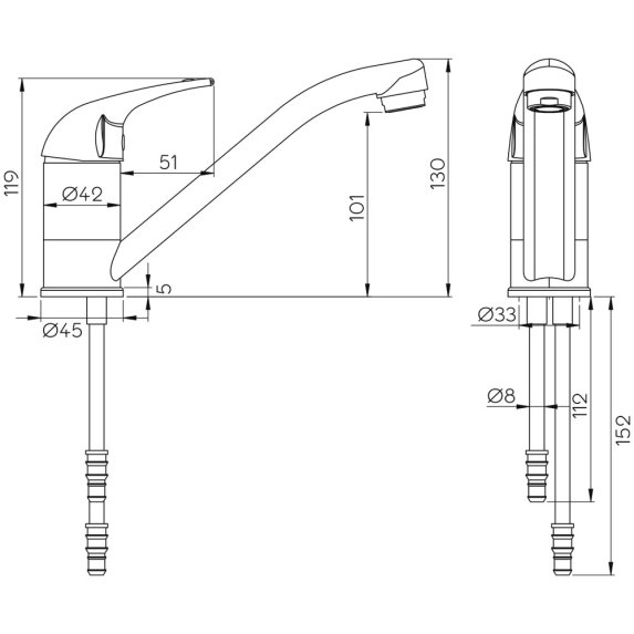 Reich Charisma blandebatteri 12V