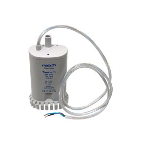 Reich Twin dykpumpe 12V, 19 L/min.