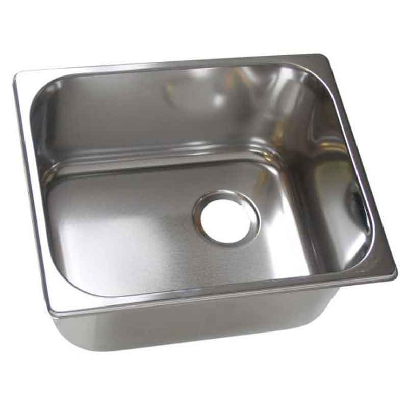 Rustfri køkkenvask - Dybde: 150 mm