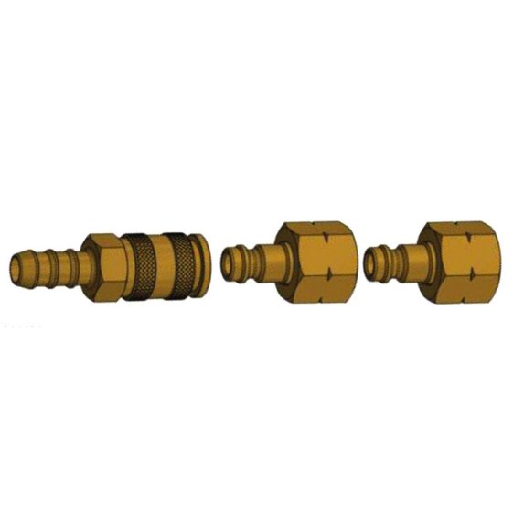 Kopplingsstycke med snabbkoppling Koppling - Slangnippel 8 mm