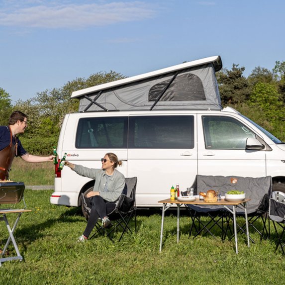 Holiday Travel sammenleggbar campingsofa for to personer