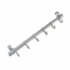 Kraftig gr garderobestang til teltoverligger