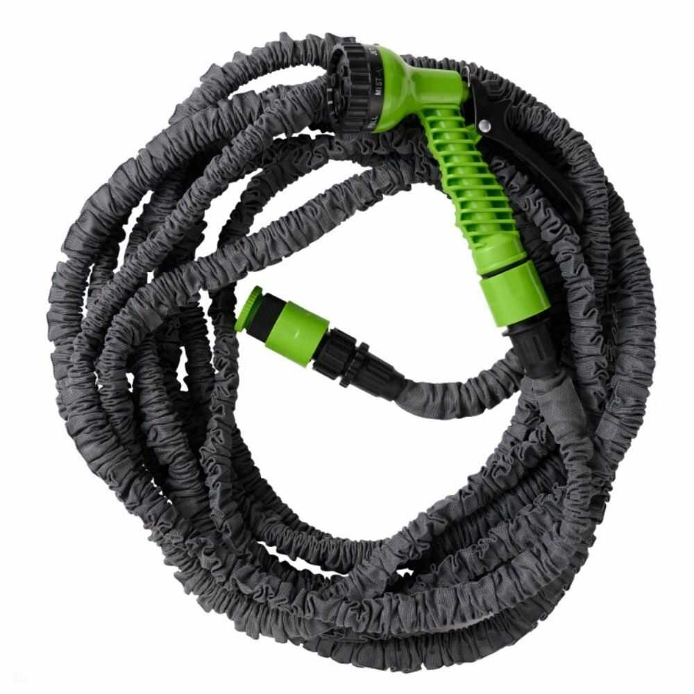 Grouw flexibel slang med spraymunstycke 7.5M-22.5M