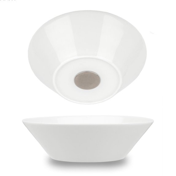 Silwy porselensservise med magnet