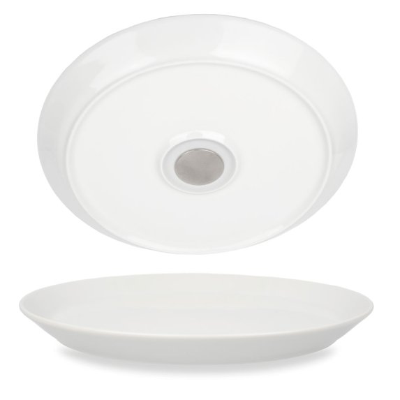 Silwy porselensservise med magnet