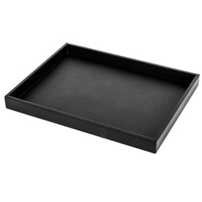 Silwy metal serveringsbakke i lderlook