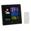 Trdlst termometer/hygrometer med radiostyret ur