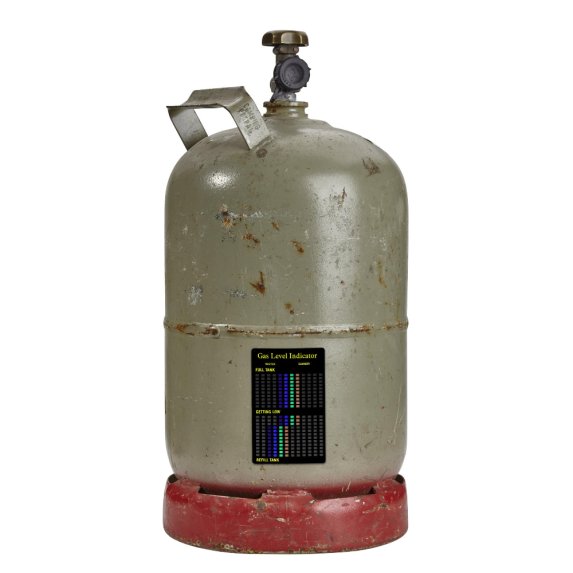 TFA gasnivindikator fr stlcylinder