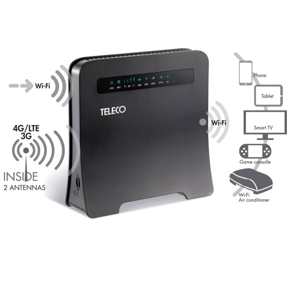 Teleco WLT24EX2 brbar Wi-Fi-ruter 