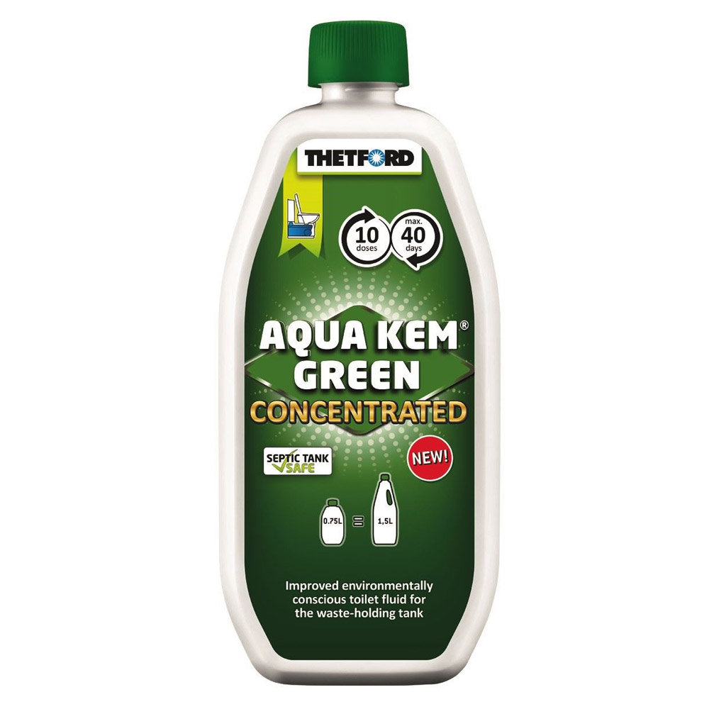 Se Thetford Aqua Kem Green koncentreret 750 ml hos ScandiHills.dk