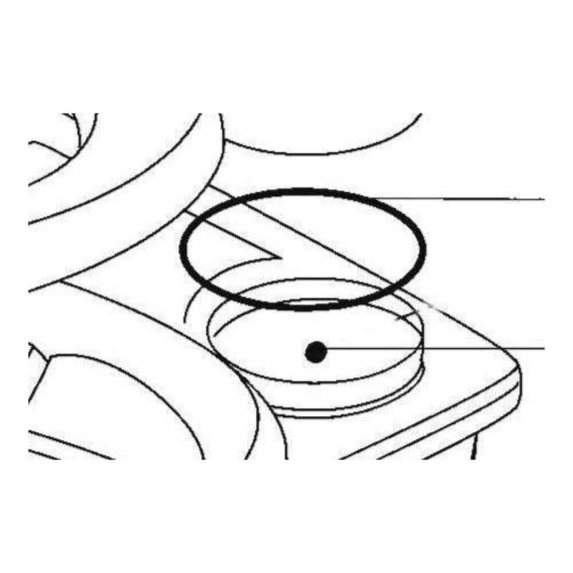 O-ringstetning for toalett