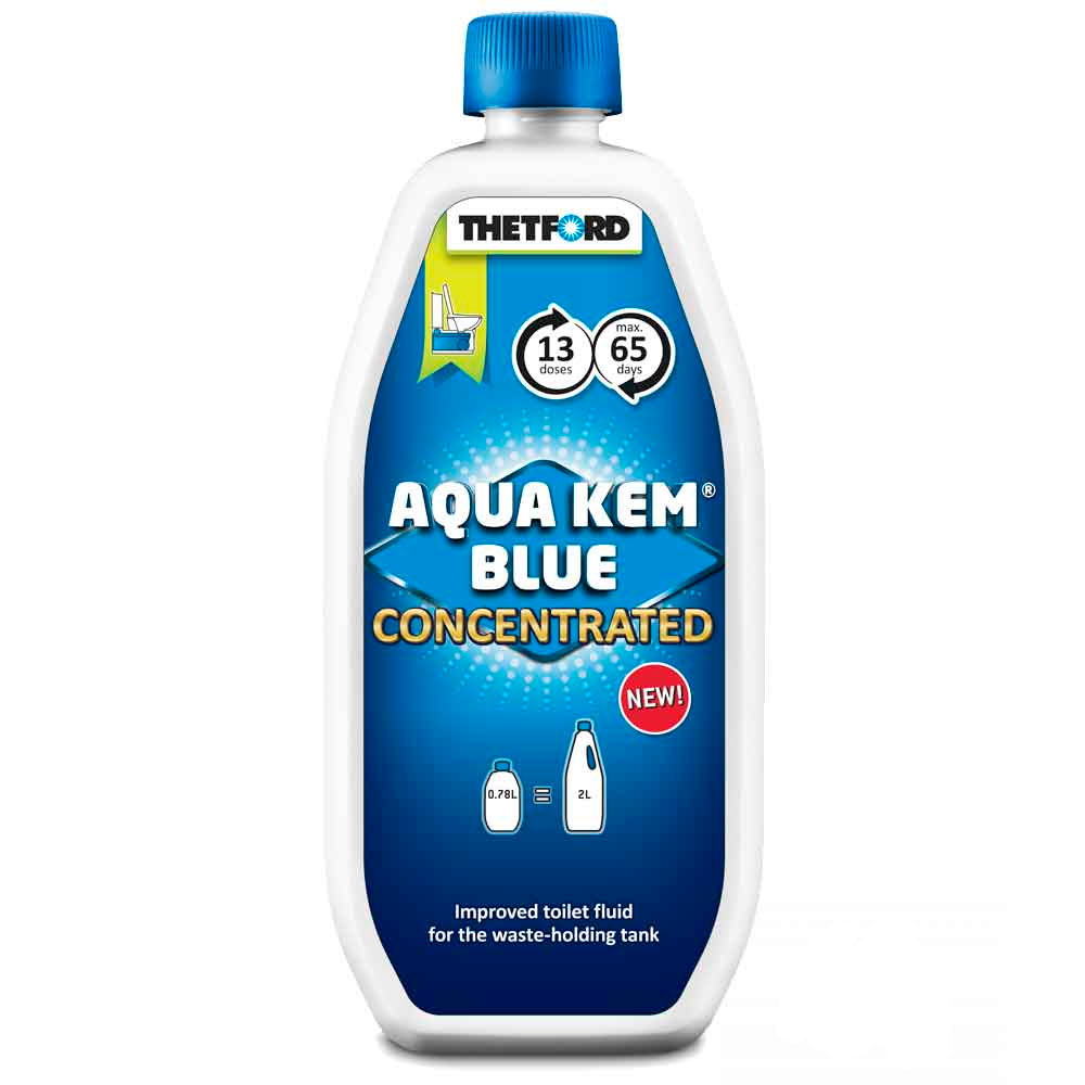 Se Thetford Aqua Kem Blue koncentreret (780 ml) Aqua Kem Blue Original hos ScandiHills.dk