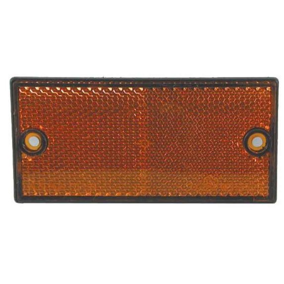 Rektangulär reflex 50 x 106 mm Gul