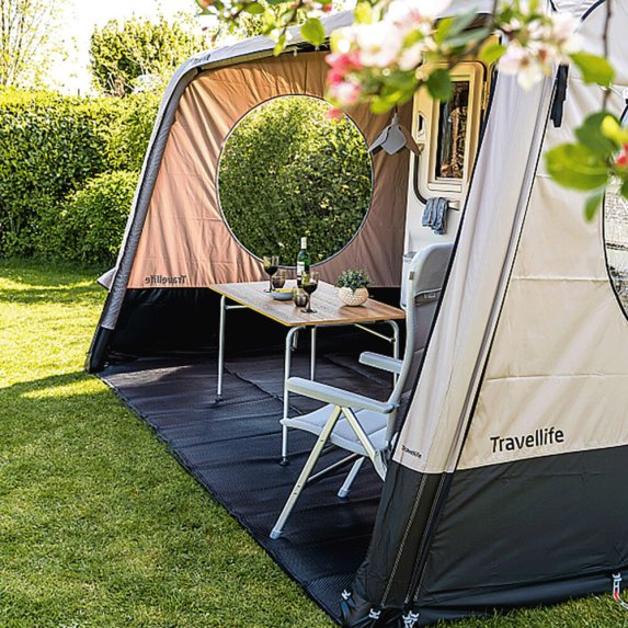 Travellife sidepanel sett til 'Texel' solseil