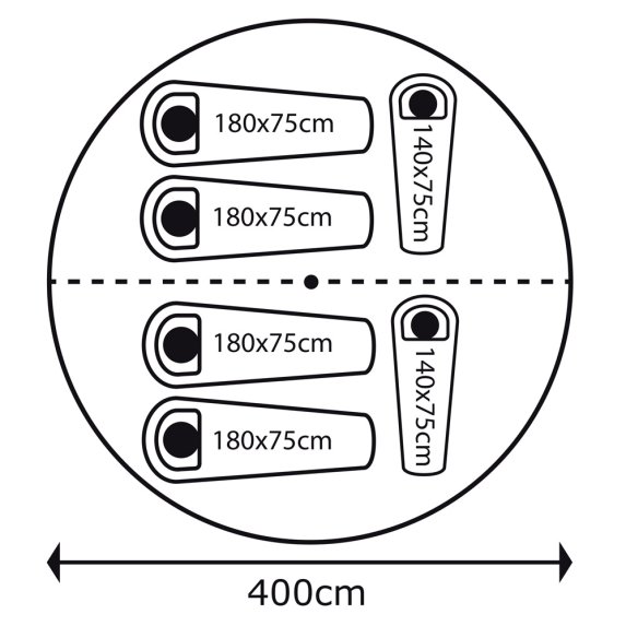 Urban Outdoor Streeterville bomuldstelt