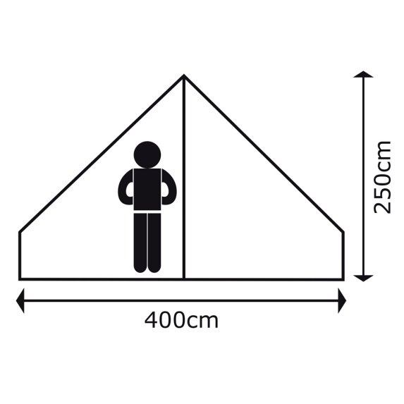 Urban Outdoor Streeterville bomuldstelt