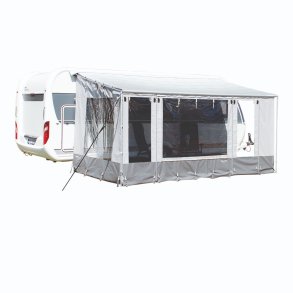 WeCamp-moduulien etupaneeli pussimarkiisia varten