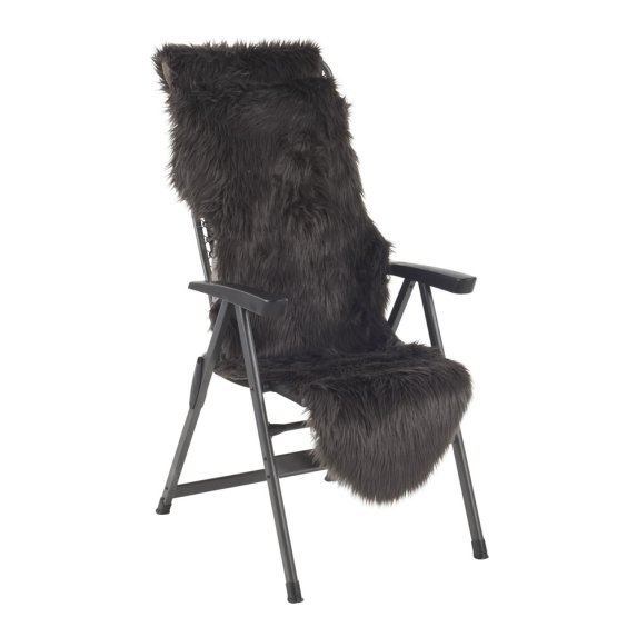 Skinnfelle til campingstol