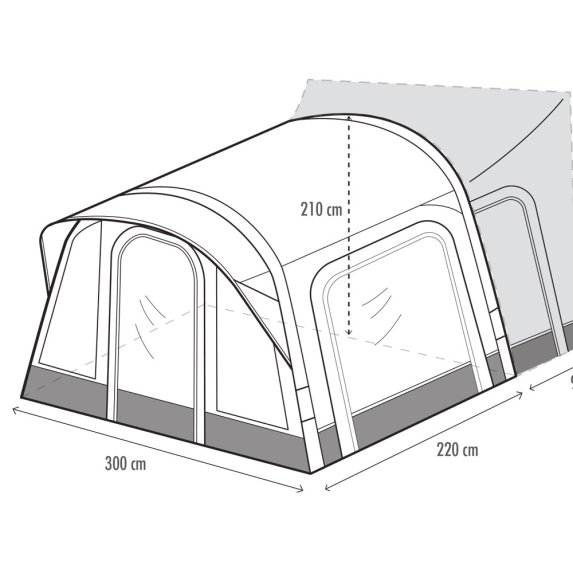Westfield Orion luftfortelt