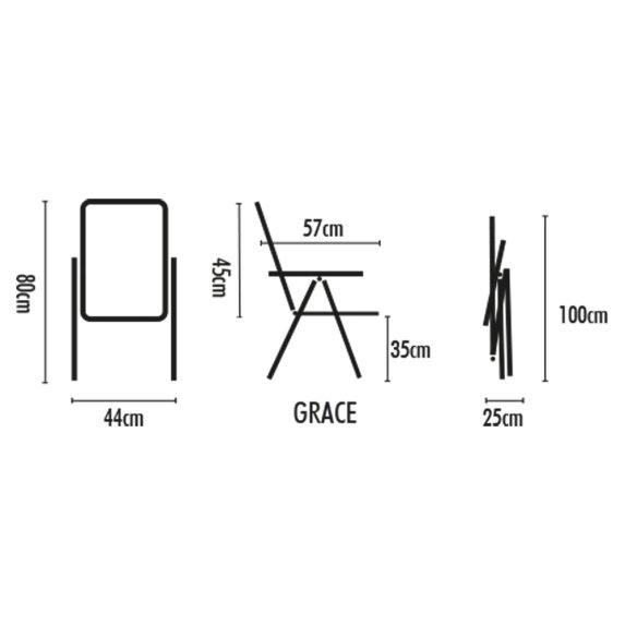Westfield 'Grace' campingstol
