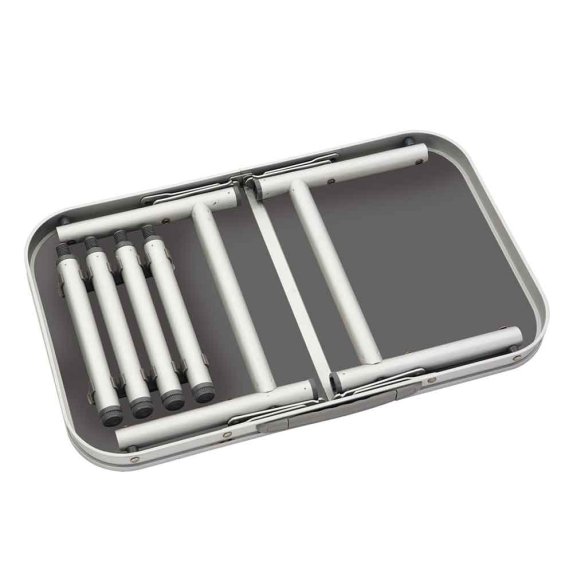 Campingbord med aluminiumsramme (56 x 34 cm)